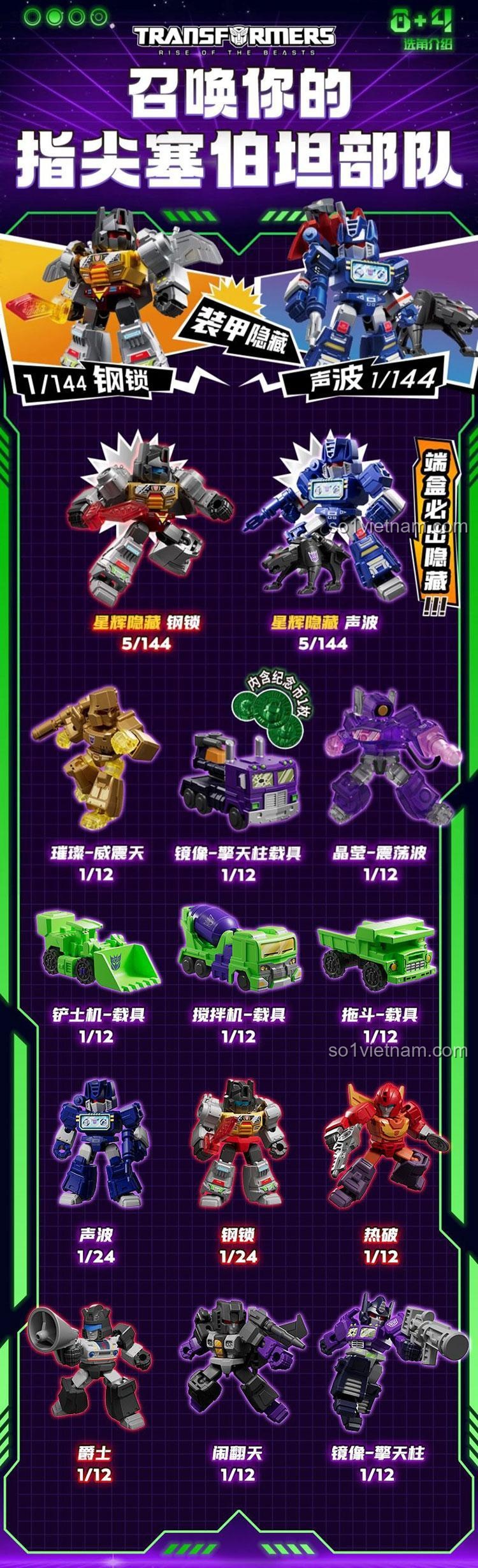 BLOKEES 71304 Người máy biến hình Transformers hợp tác thương hiệu giá tốt cho bé trai 8 tuổi