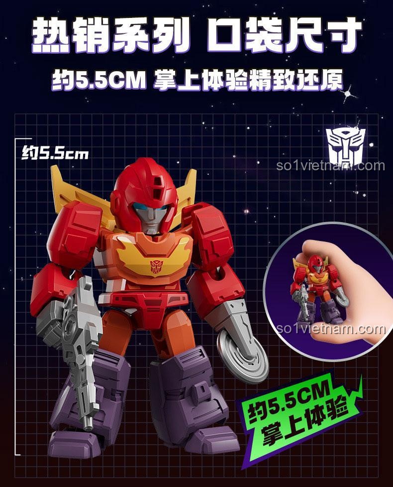 Mô hình Transformers BLOKEES71304 các loại đặc biệt và thẻ bài giá rẻ cho bé trai 8 tuổi