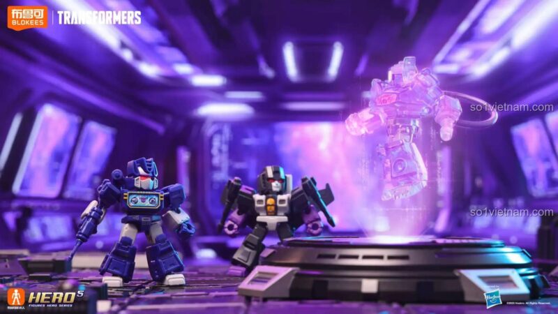 bộ đồ chơi 04 Soundwave Thundercracker Shockwave giá rẻ cho bé trai 8 tuổi