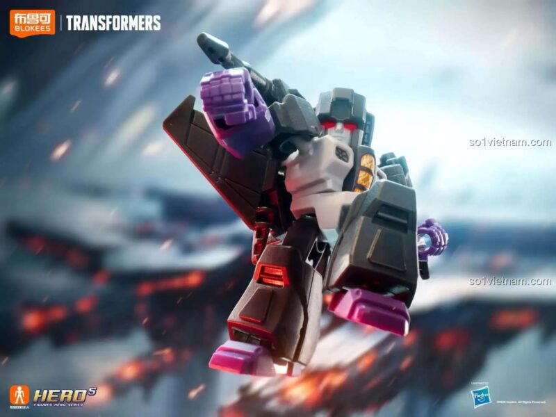 Robot Devastator BLOKEES 71304 Thundercracker cho bé trai 8 tuổi