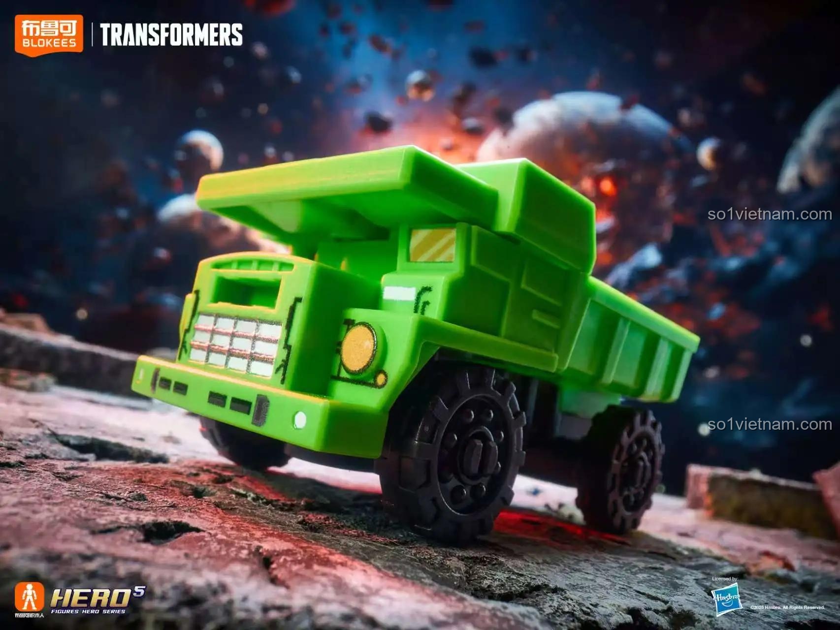 figure Robot Transformers BLOKEES 71304 xe tải đổ đáng tiền cho bé trai 8 tuổi
