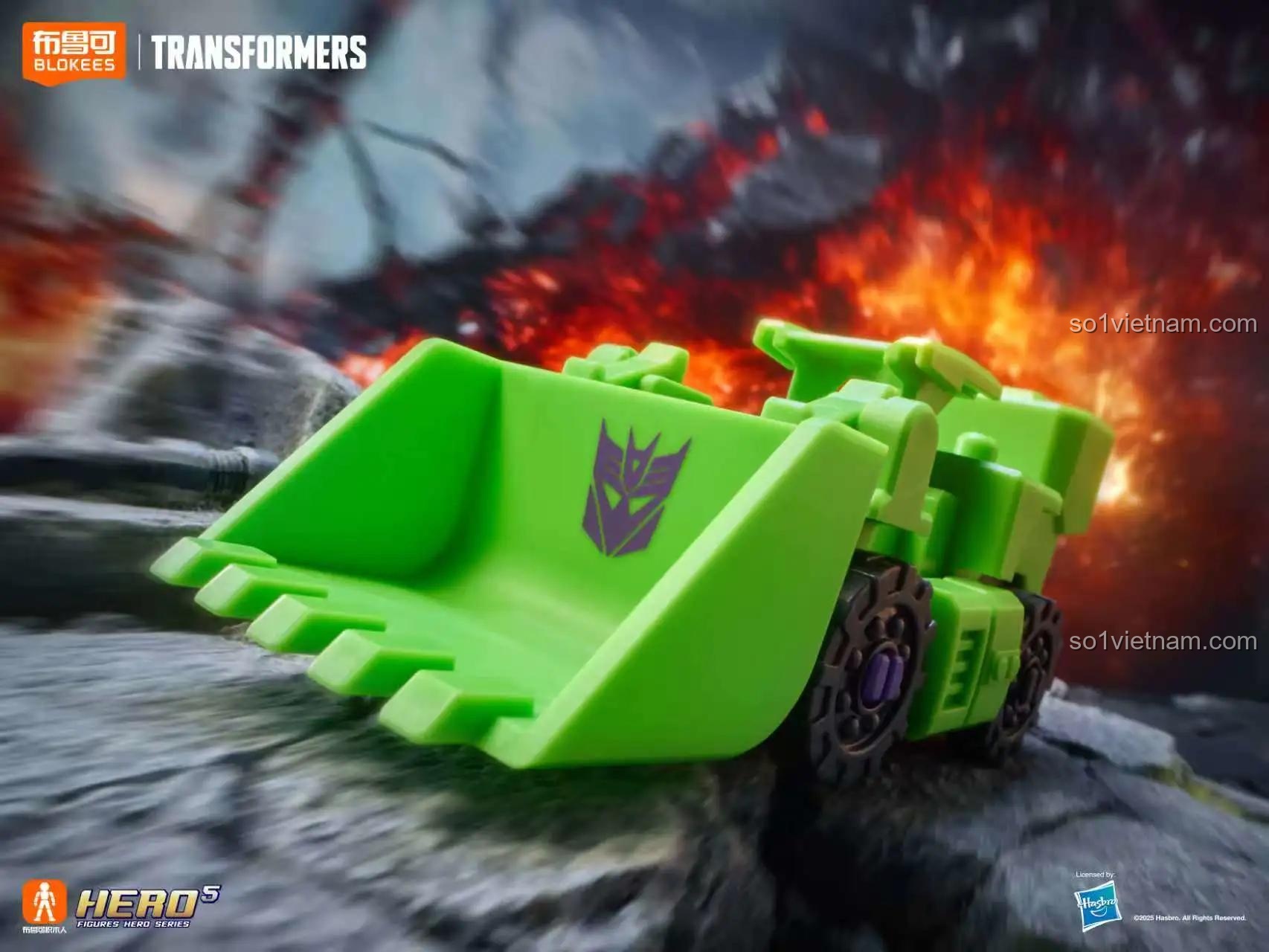 bộ đồ chơi Người máy biến hình Transformers BLOKEES 71304 xe xúc giá tốt cho bé trai 8 tuổi