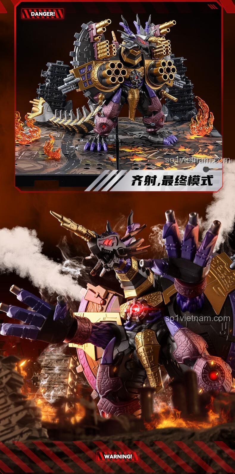 Mô hình Gilvalis dạng chiến đấu (73008) - Bộ lắp ghép 布鲁可BLOKEES, đồ chơi mô hình Ultraman, figure Ultraman, đồ chơi giáo dục cho bé trai 14 tuổi