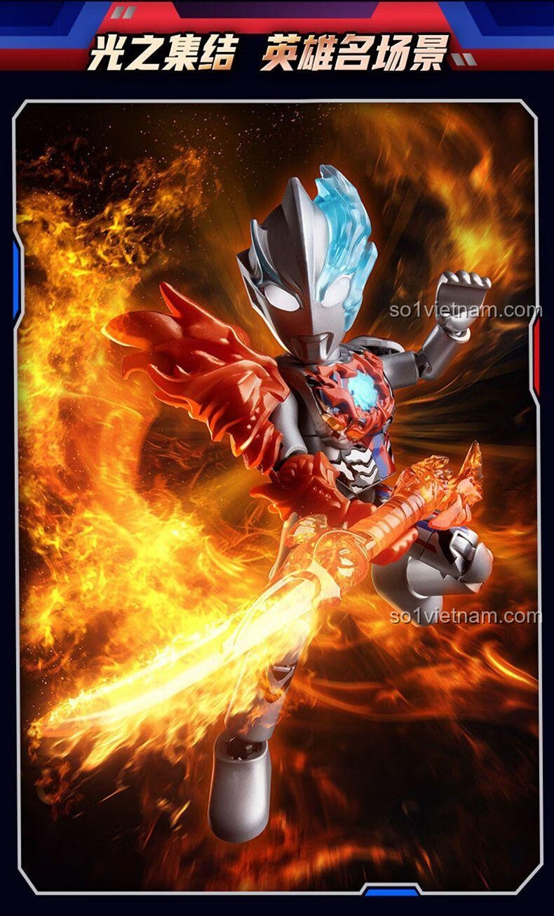 Mô hình Ultraman với vũ khí sáng tạo thứ sáu - Bộ Lắp Ghép 73112