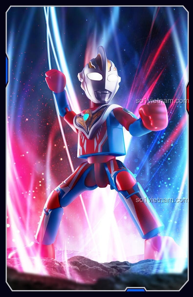 Mô hình Ultraman với vũ khí sáng tạo thứ bảy - Bộ Lắp Ghép 73112