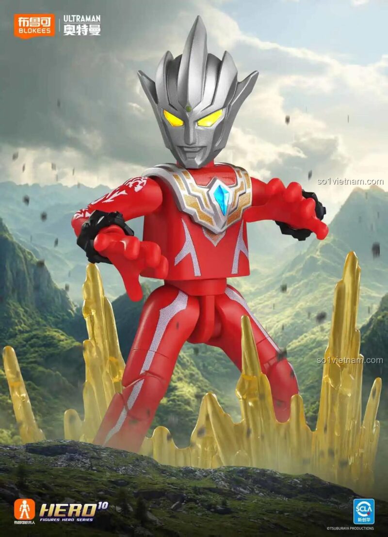 Nhân vật Ultraman trong BLOKEES 73211 - Bộ Lắp Ghép Nhân Vật Ultraman Galaxy Fight Shining Edition Vol. 11