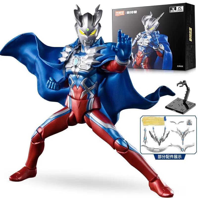 bộ lắp ghép Ultraman Zero Ultimate BLOKEES 73306, đồ chơi mô hình Ultraman Zero Ultimate, figure Ultraman Zero Ultimate có đèn LED và khớp cử động linh hoạt, phù hợp con trai 14 tuổi, giá tốt