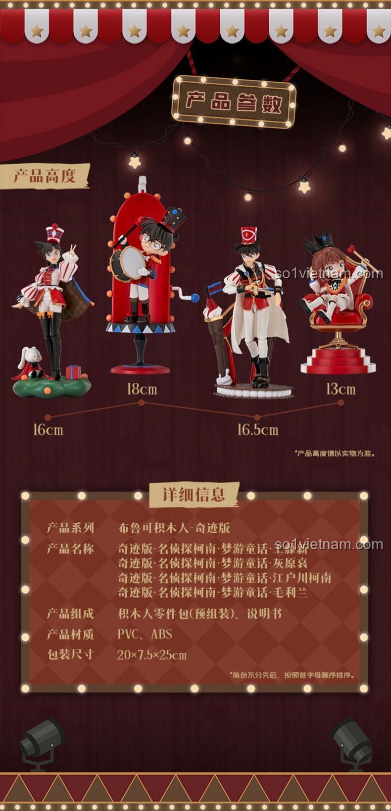 Edogawa Conan BLOKEES trong poster series Thám tử lừng danh Conan Du hành trong truyện cổ tích.