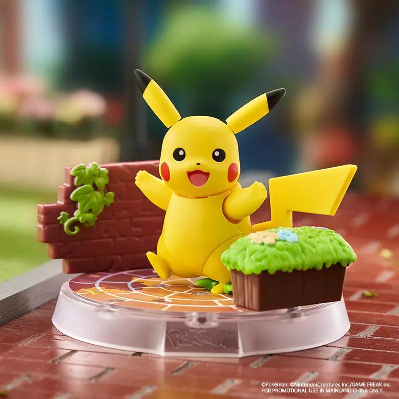 Mô hình Pikachu chi tiết cao, lắp ráp từ bộ đồ chơi 布鲁可BLOKEES 74001, phù hợp cho bé 6 tuổi