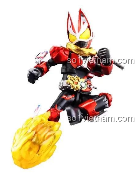 Figure Kamen Rider Epoch Geats MagnumBoost Form BLOKEES 74201, mô hình siêu nhân Kamen Rider dũng mãnh, khớp nối linh hoạt, đồ chơi lắp ghép cho bé trai 10 tuổi.