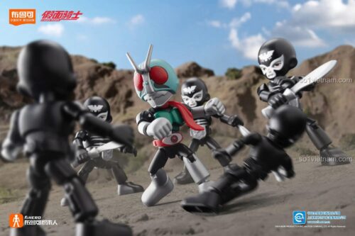 Mô hình Shocker Combatant từ bộ lắp ghép Kamen Rider 74301 của 布鲁可BLOKEES