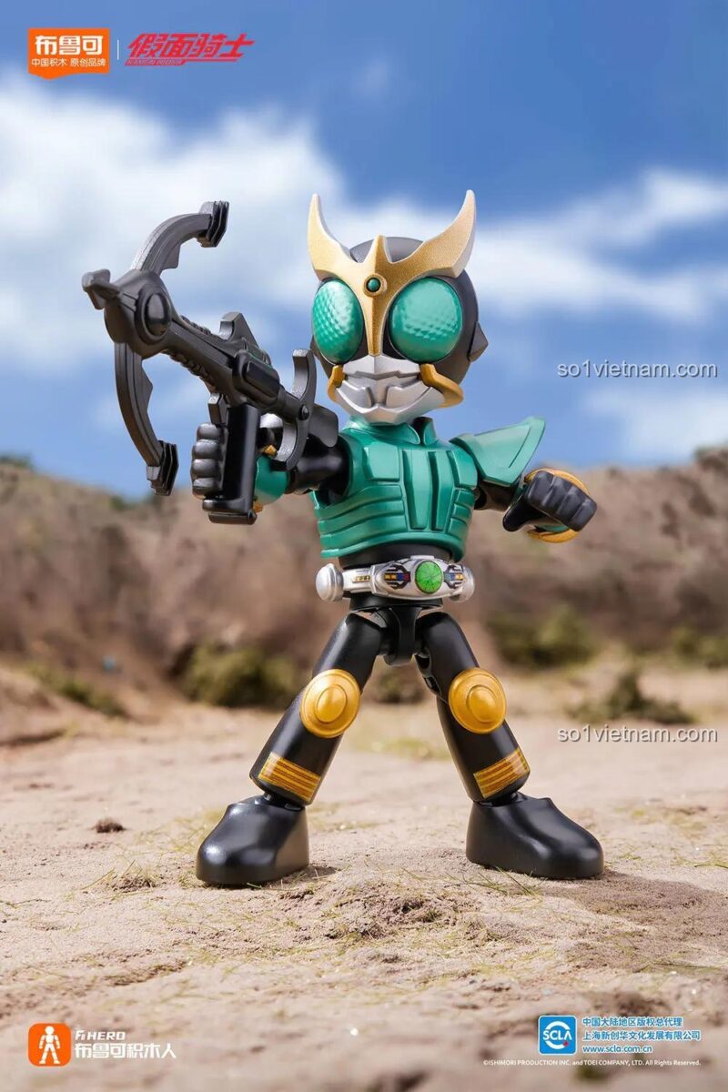 Nhóm mô hình Shocker Combatant từ bộ lắp ghép Kamen Rider 74301 của 布鲁可BLOKEES