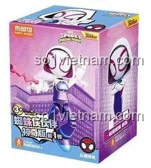 Hộp sản phẩm 布鲁可BLOKEES 74803 Ghost-Spider Gwen figure đồ chơi lắp ghép cho bé gái 3 tuổi
