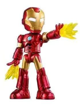 Mô hình Iron Man Tony Stark bằng bộ lắp ghép 布鲁可BLOKEES 74804, có khả năng bắn đạn nhựa, màu đỏ vàng, phù hợp cho bé trai 3 tuổi, rèn luyện phối hợp tay mắt, kiên nhẫn, sáng tạo.