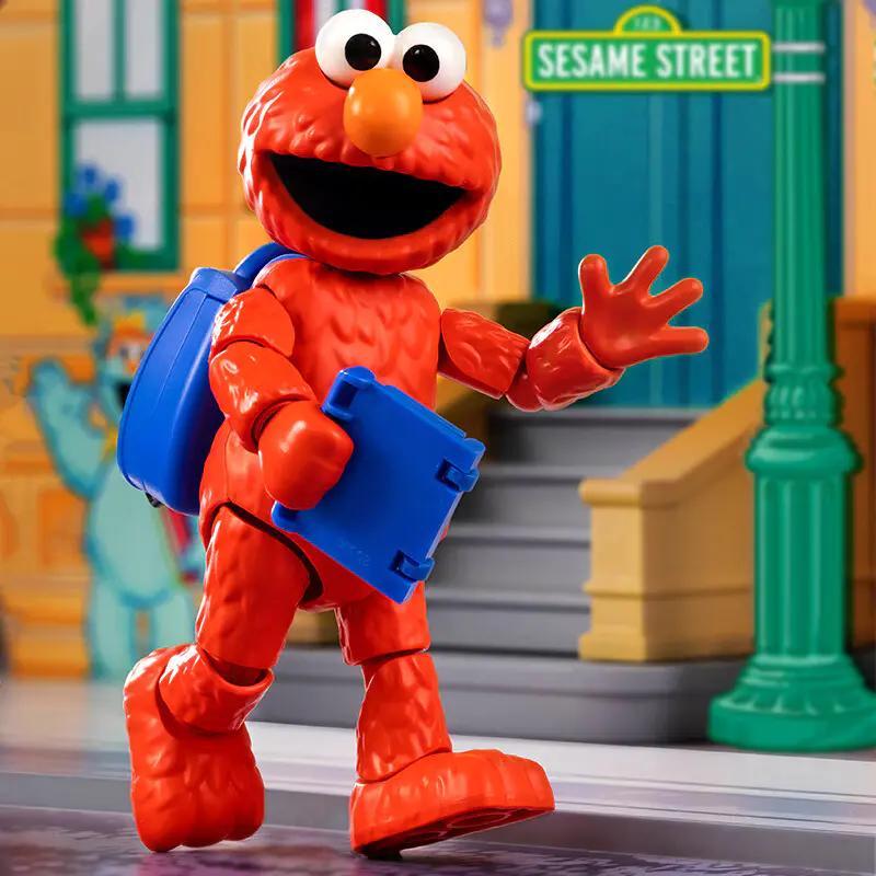 Figure Elmo Sesame Street 布鲁可BLOKEES 74811