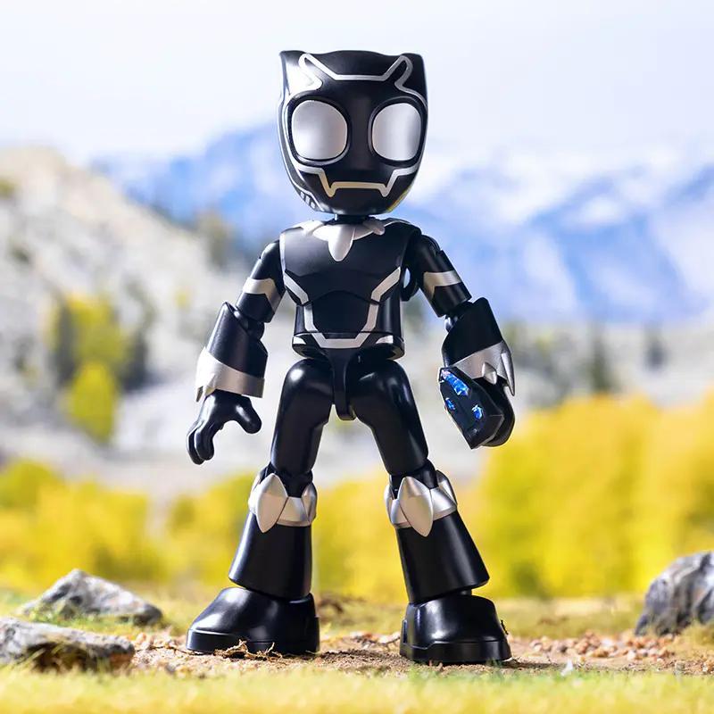 Mô hình lắp ghép Black Panther T'Challa 74816 của 布鲁可BLOKEES, figure chibi độc đáo, khớp nối linh hoạt, đồ chơi cho bé trai 3 tuổi