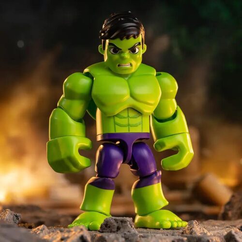 Mô hình Hulk - Người Khổng Lồ Xanh, đồ chơi lắp ghép 布鲁可BLOKEES 74817, dành cho bé trai 3 tuổi, có thể cử động tay chân, Sức mạnh vô song, giá tốt
