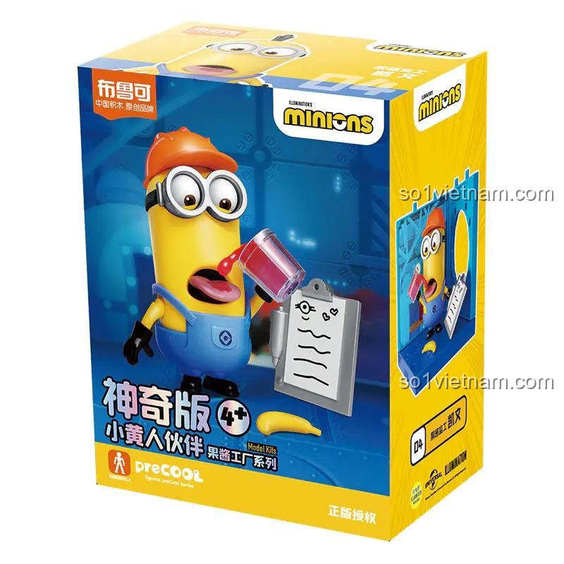 đồ chơi xây dựng Minions Kevin BLOKEES 74838 cho bé trai 4 tuổi tiết kiệm