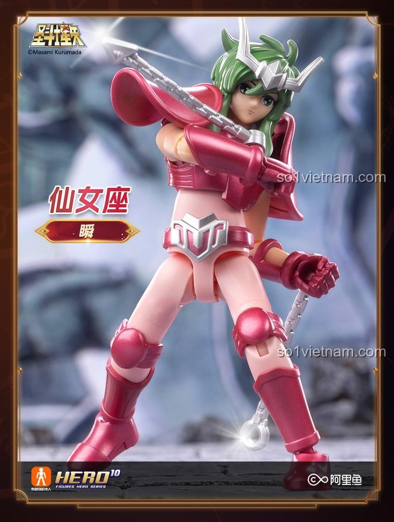 Các nhân vật Saint Seiya Galaxy Version 75001 với tư thế linh hoạt