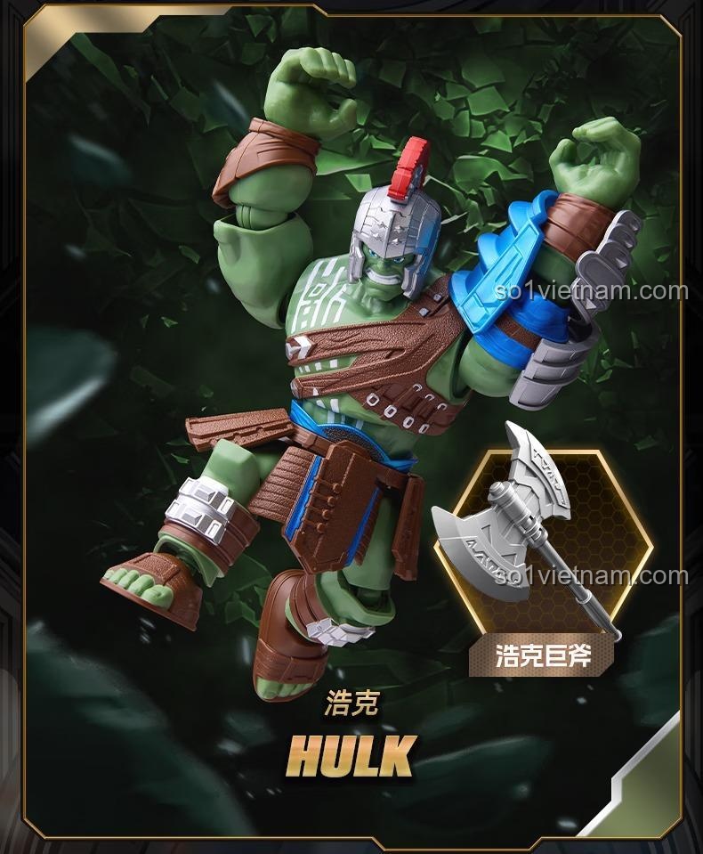Cảnh chiến đấu giữa các siêu anh hùng Marvel trong bộ BLOKEES 81114