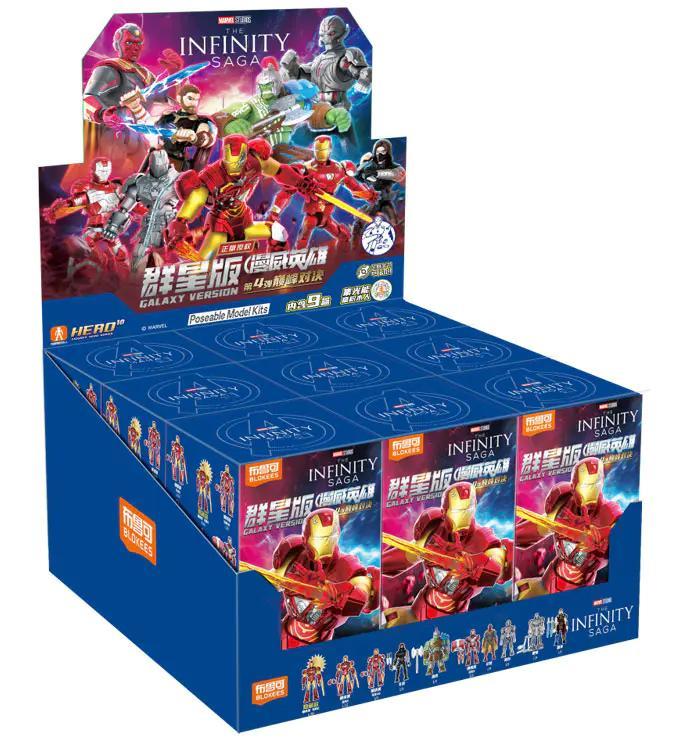 Hộp sản phẩm BLOKEES 81114 Marvel Heroes Galaxy Version - Peak Showdown