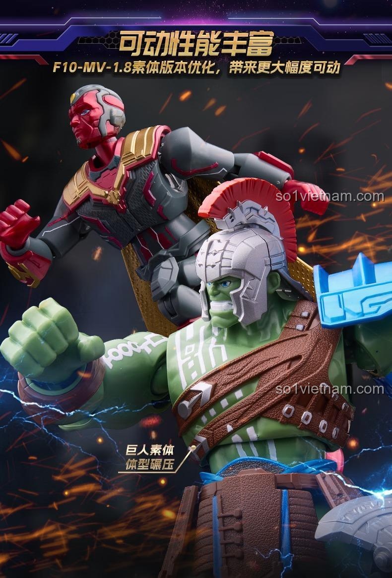 Tư thế của Iron Man Mark 6 từ bộ BLOKEES 81114