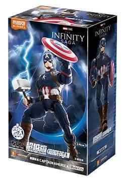 Hộp sản phẩm figure Captain America CC-03 của BLOKEES