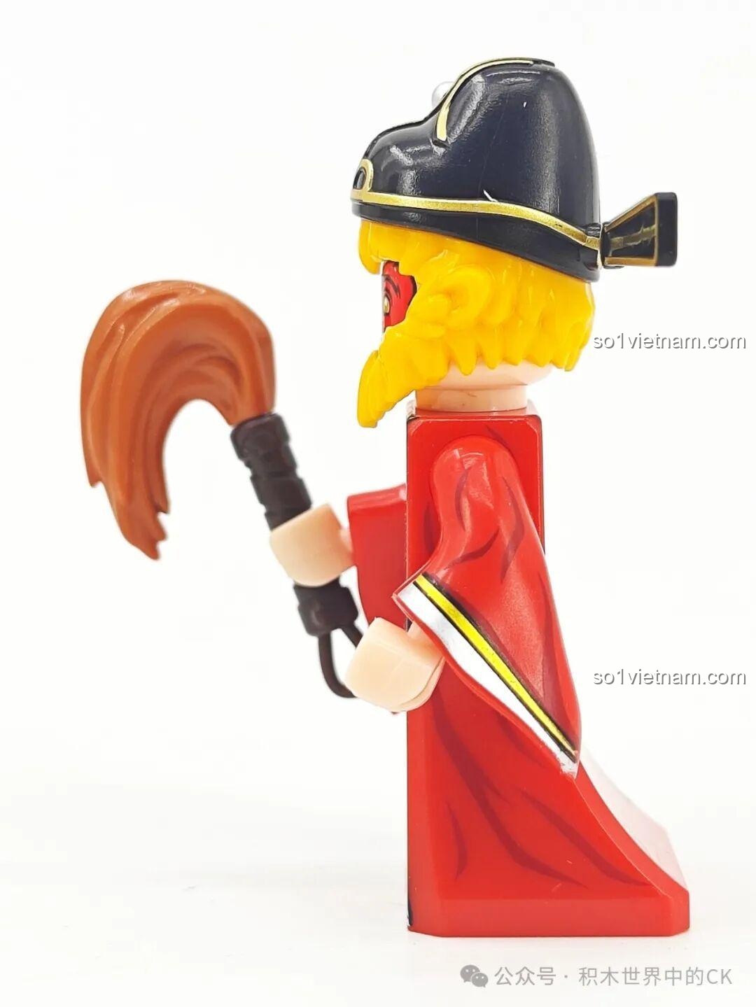 Mặt sau nhân vật Quy Thừa Tướng trong bộ đồ chơi lắp ráp