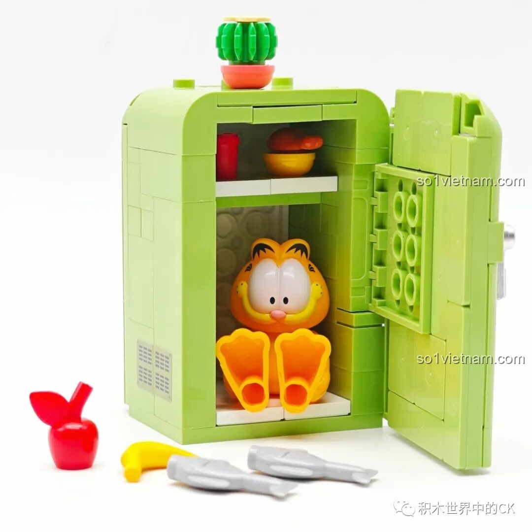 Mô hình Garfield hoàn chỉnh sau khi lắp ráp