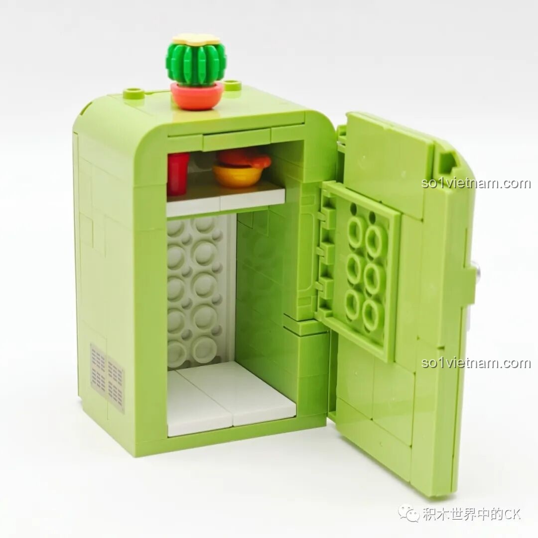 Chi tiết bên trong tủ lạnh Garfield Sluban