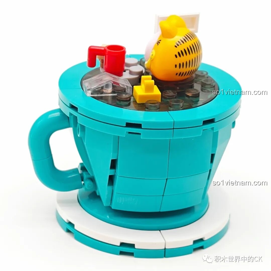 Mở hộp mẫu bắp rang bơ Garfield Sluban