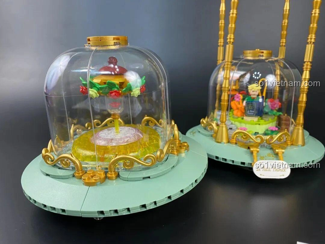 Mặt trước hộp bộ lắp ghép Hoàng tử bé Pantasy Vali 86311, hình ảnh vali mở ra thế giới cổ tích.