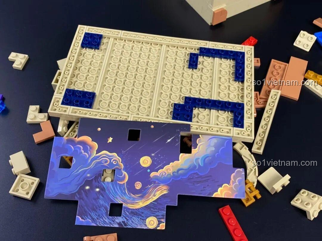 Chi tiết phần tay cầm của bộ Vali 86311 có thể tháo rời.