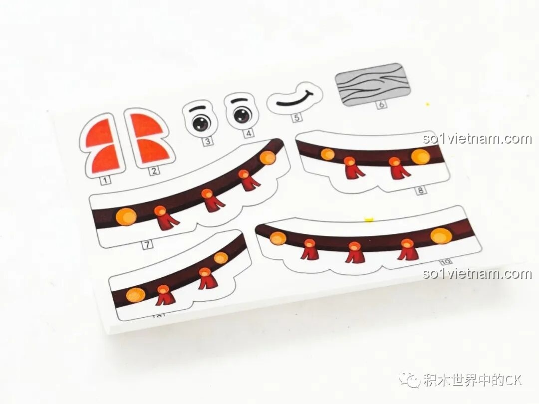 Gắn các chi tiết trang trí lên thân ngựa bộ KAIDO KD99006-1 