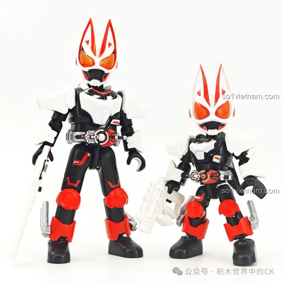 So sánh kích thước các mô hình Kamen Rider BLOKEES