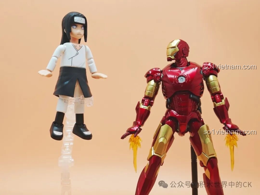 Các nhân vật Naruto lắp ráp trong một khung cảnh