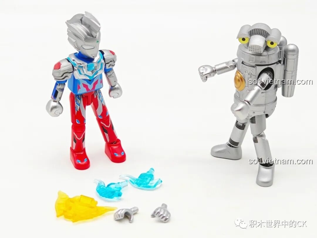 Quá trình lắp ráp phần thân của Space Sevenger