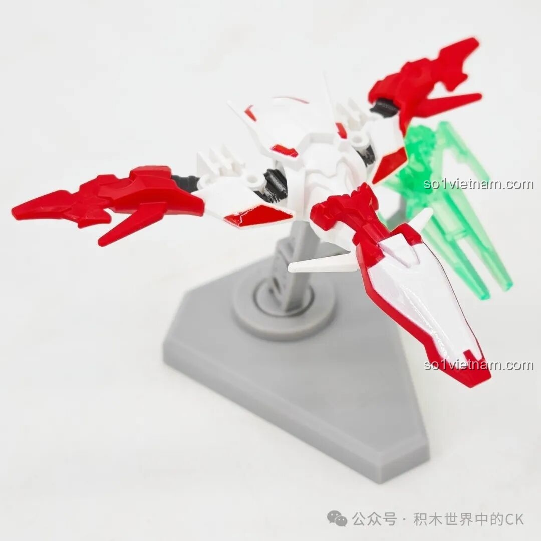 Cận cảnh mô hình Gokaiger Red từ bộ lắp ráp Anh Hùng Tổng Động Viên