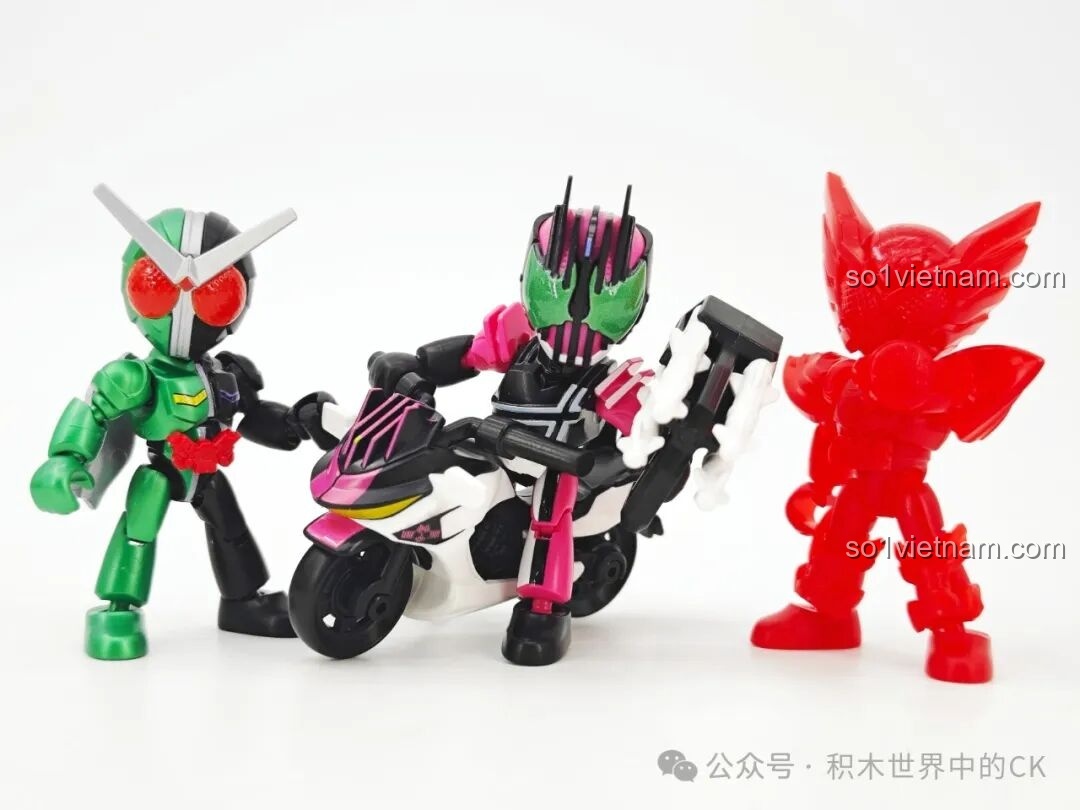 Mô hình Gokaiger Red tạo dáng từ bộ lắp ráp Anh Hùng Tổng Động Viên