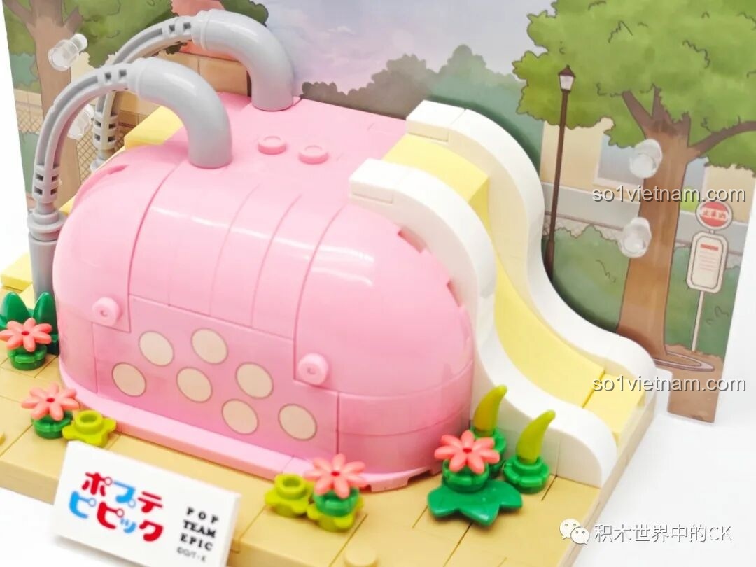 Hoàn thành mẫu Biệt thự châu Âu của bộ lắp ráp Pop Team Epic FUNIFY W8010