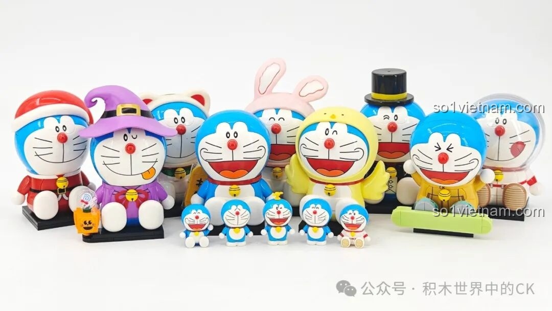 Toàn bộ các mô hình Doraemon Keeppley phiên bản Tròn Xoe và các phiên bản khác