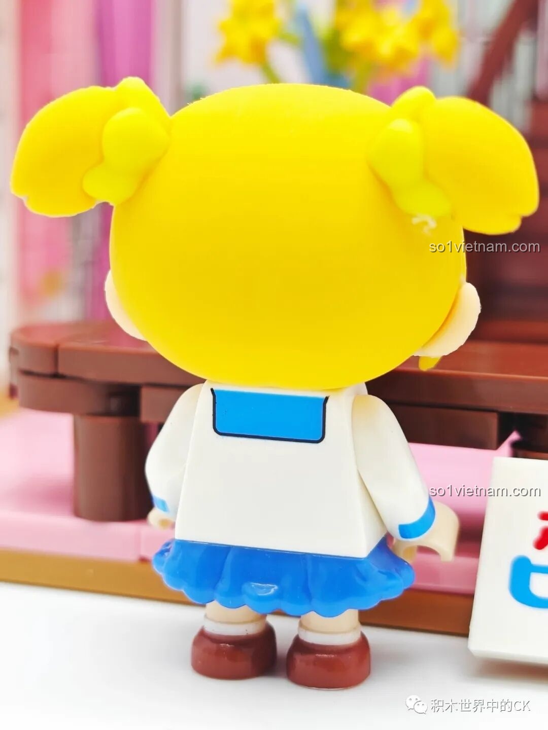 Hoàn thành mẫu Nhà bếp Pop Team Epic của bộ lắp ráp Pop Team Epic FUNIFY W8010