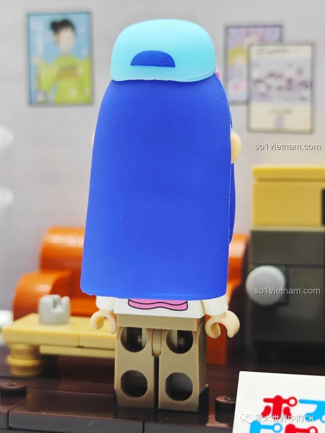 Bộ lắp ráp Nhà bếp Pop Team Epic FUNIFY W8010 với các món ăn