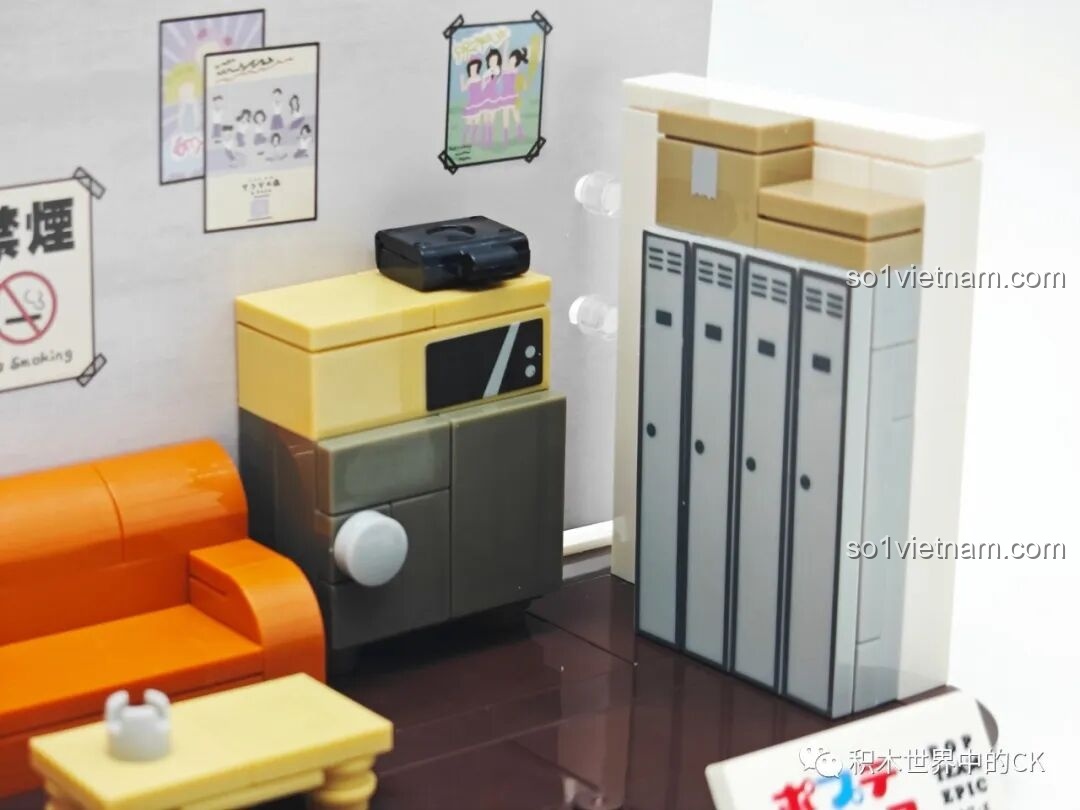 Bộ lắp ráp Phòng nghỉ Pop Team Epic FUNIFY W8010 với bàn trà