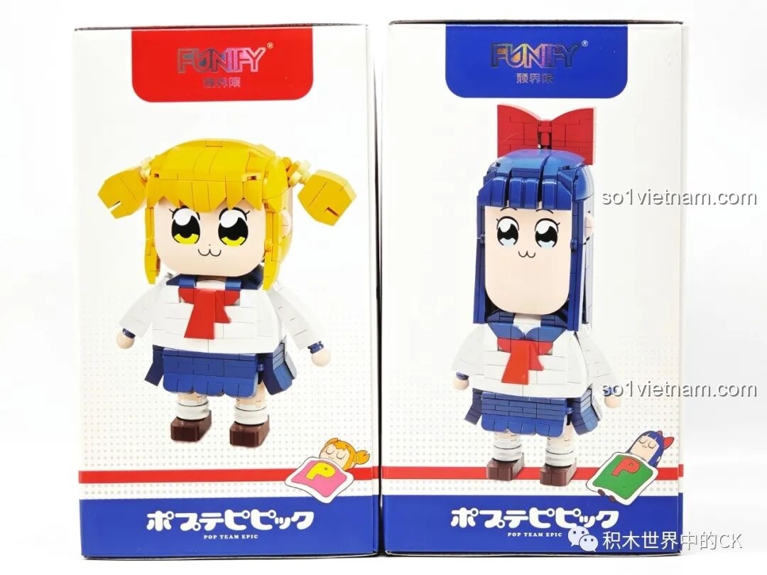 Hộp bộ lắp ráp PIPI美 của FUNIFY với hình ảnh nhân vật