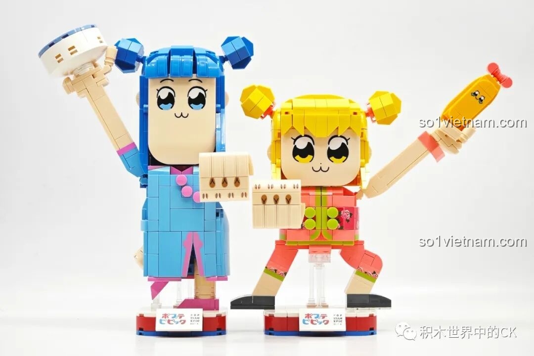 Các mô hình POP子 và PIPI美 cùng nhau