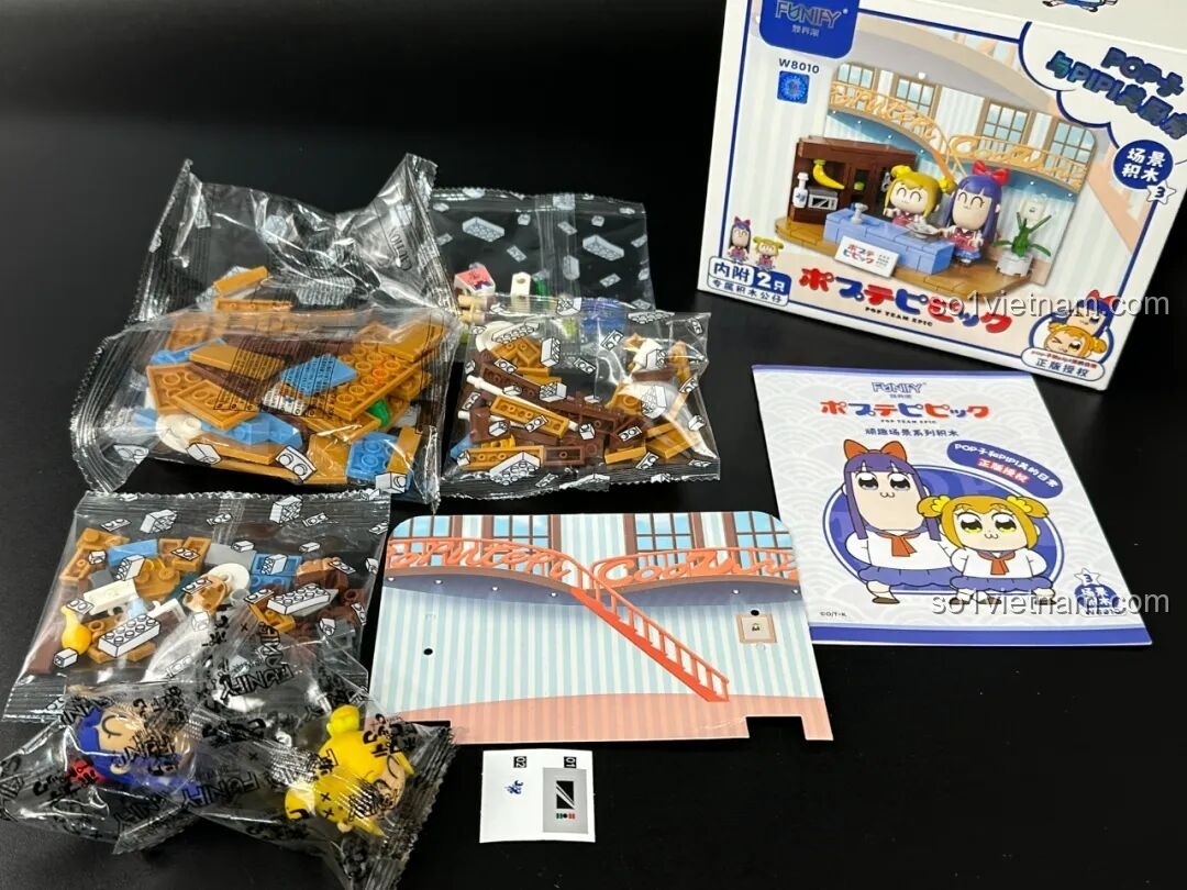 Các bộ lắp ráp Pop Team Epic khác nhau