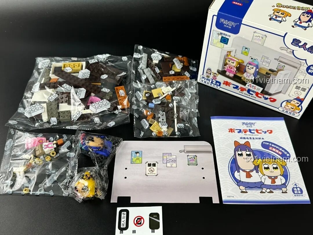 Các bộ lắp ráp Pop Team Epic khác nhau