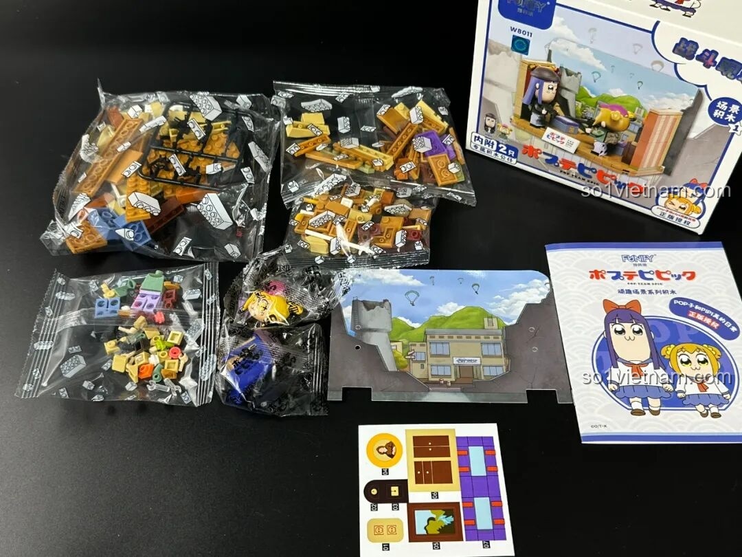 Các bộ lắp ráp Pop Team Epic khác nhau