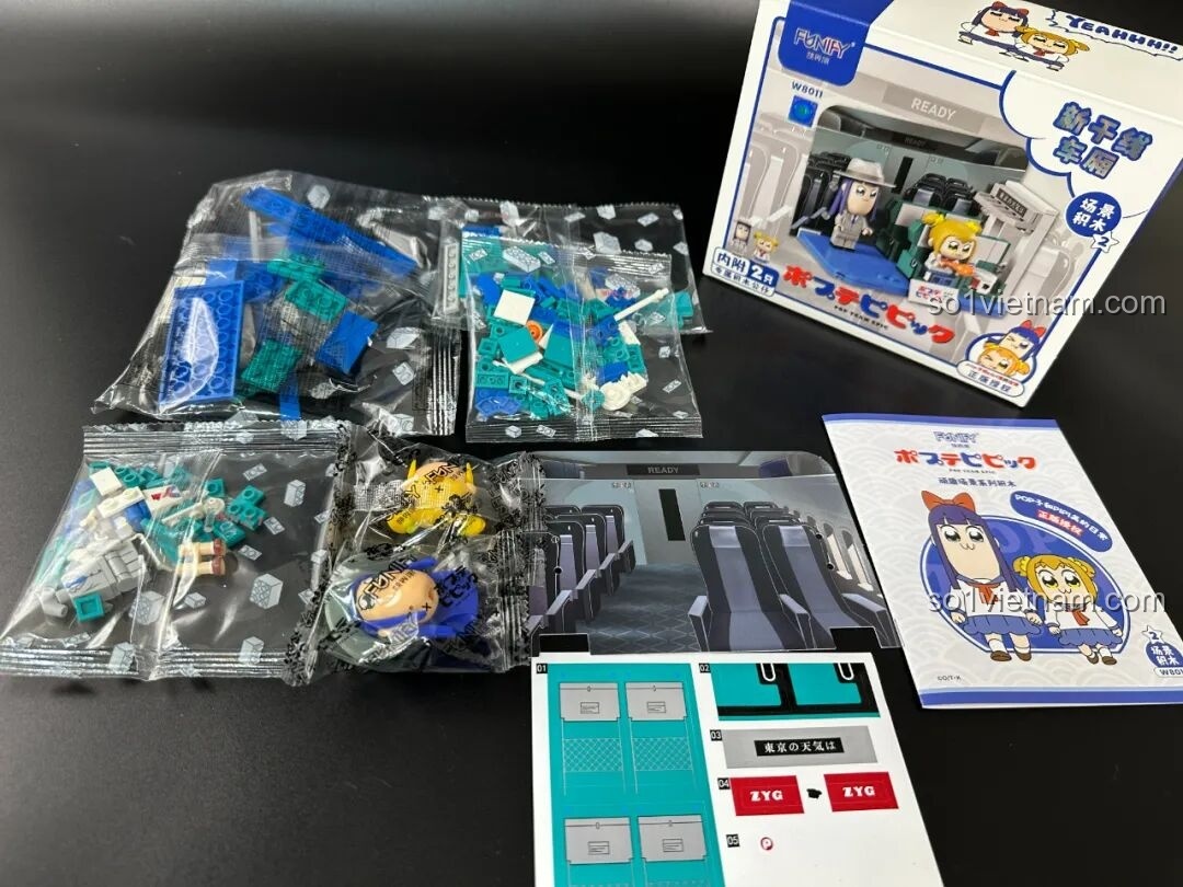 Các bộ lắp ráp Pop Team Epic khác nhau